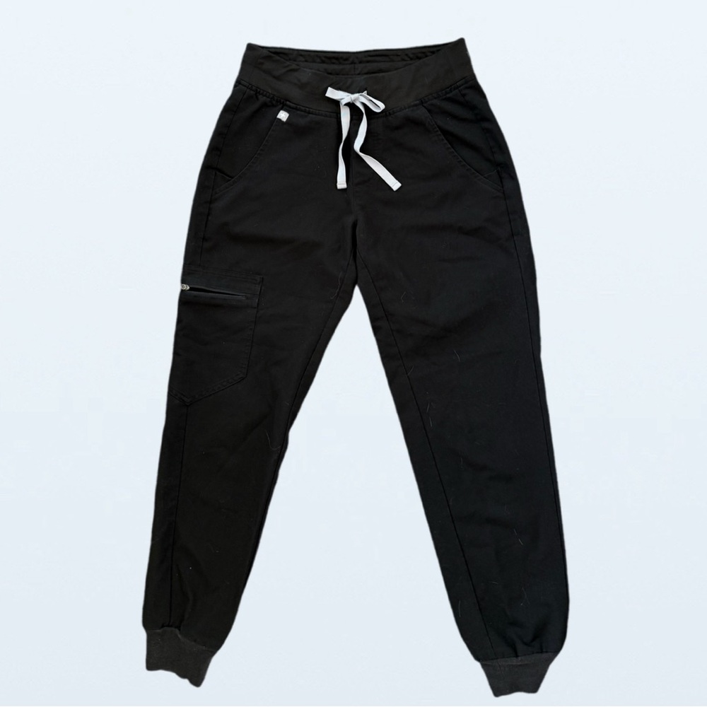 FIGS Zamora Jogger in Black, Size XXSP